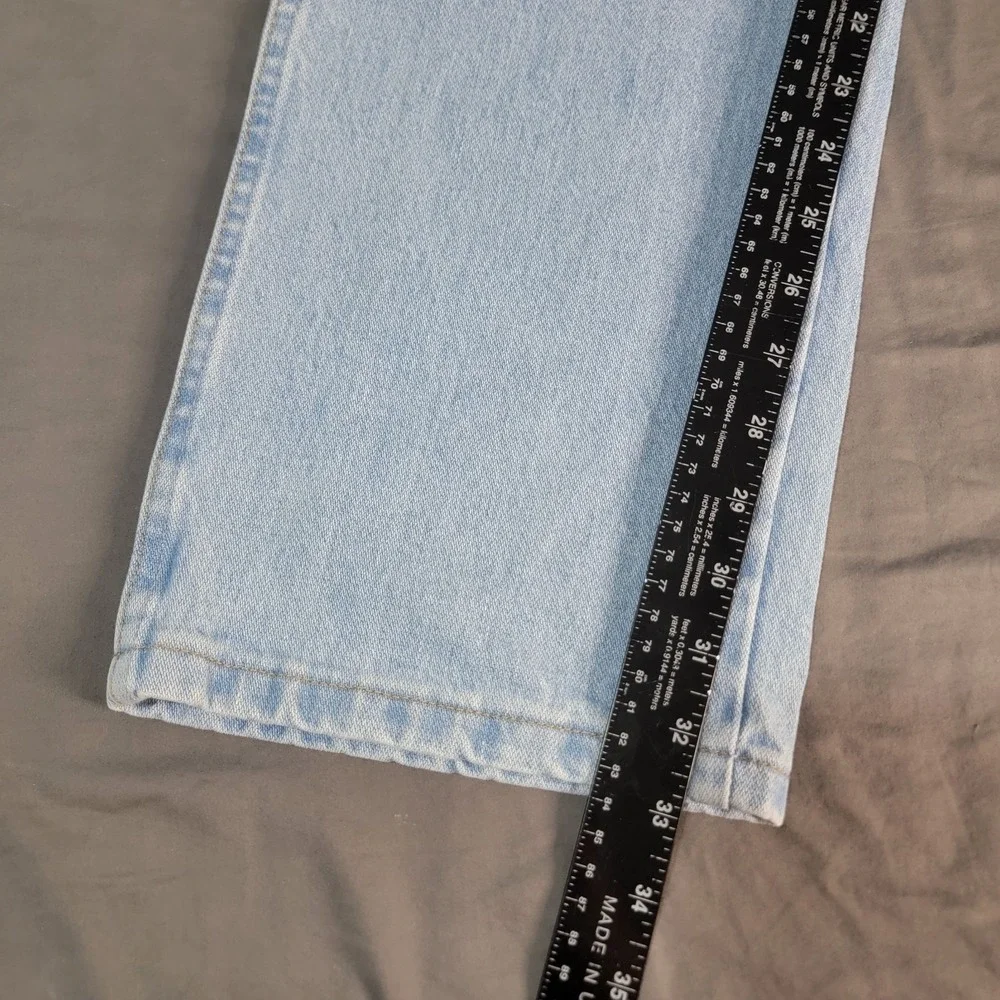Wrangler Jeans Mens 36x32 Blue Denim 936 Cowboy Cut Orginal Fit 13MWZ Light Wash